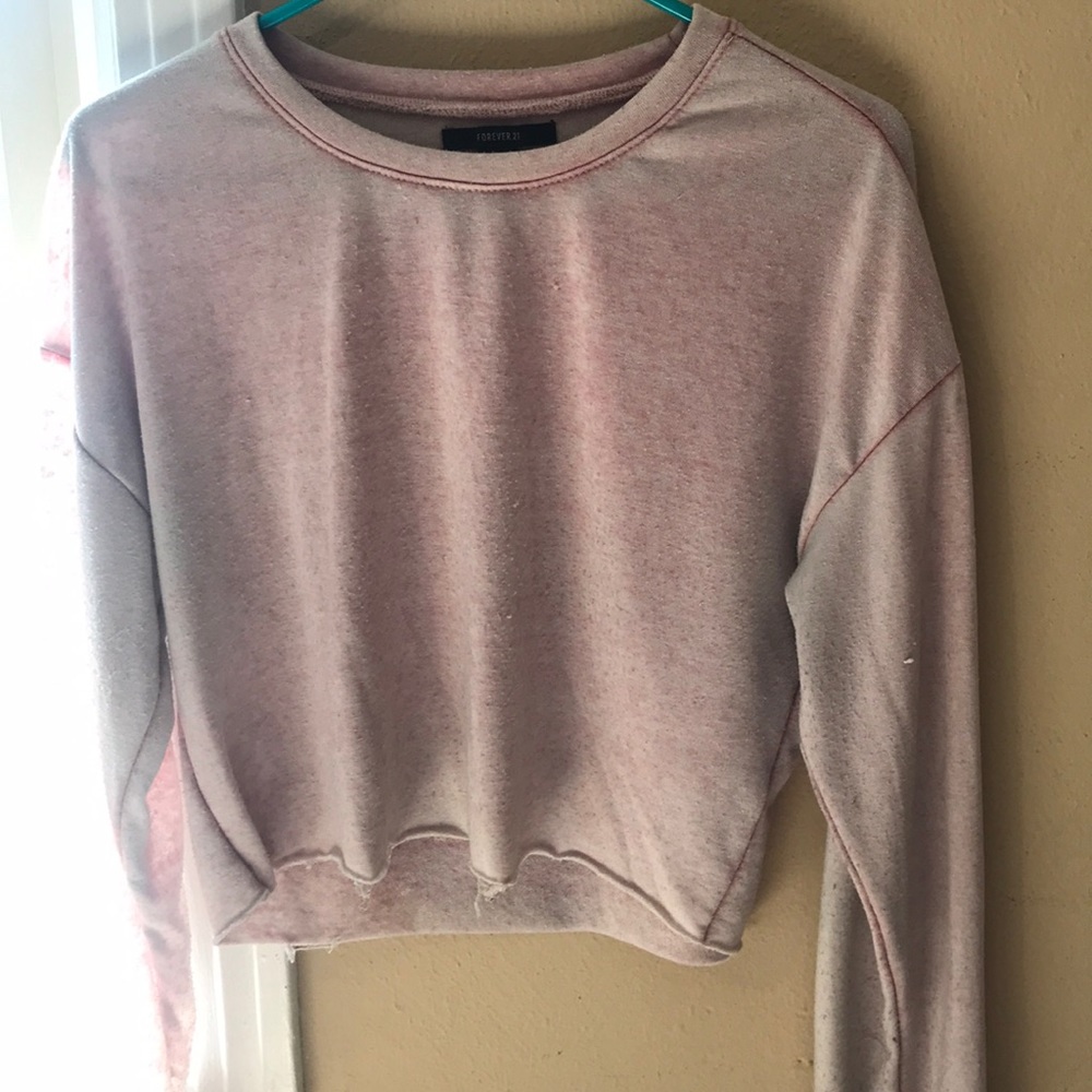 Pink crop top